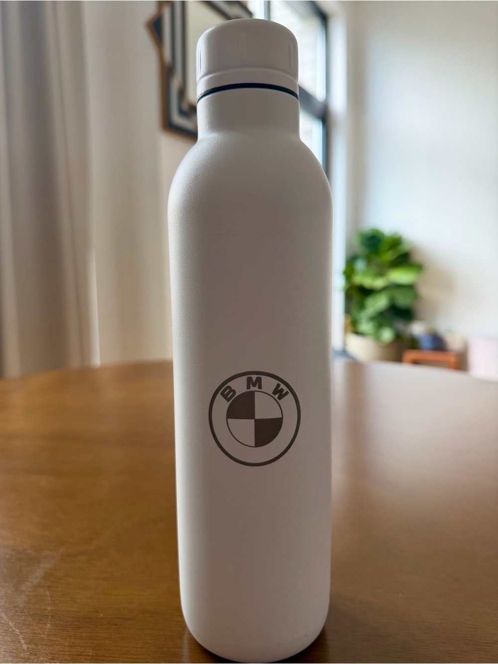 NEW BMW White Stainless Steel Water Bottle 16oz Factory Dealership